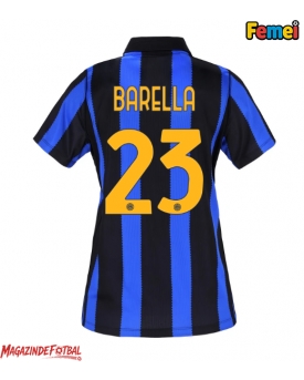 Inter Milan Nicolo Barella #23 Tricou Fotbal Replică 2026-27 Femei Acasa Inter Milan Nicolo Barella #23 Tricou Fotbal Replică 2026-27 Femei Acasa